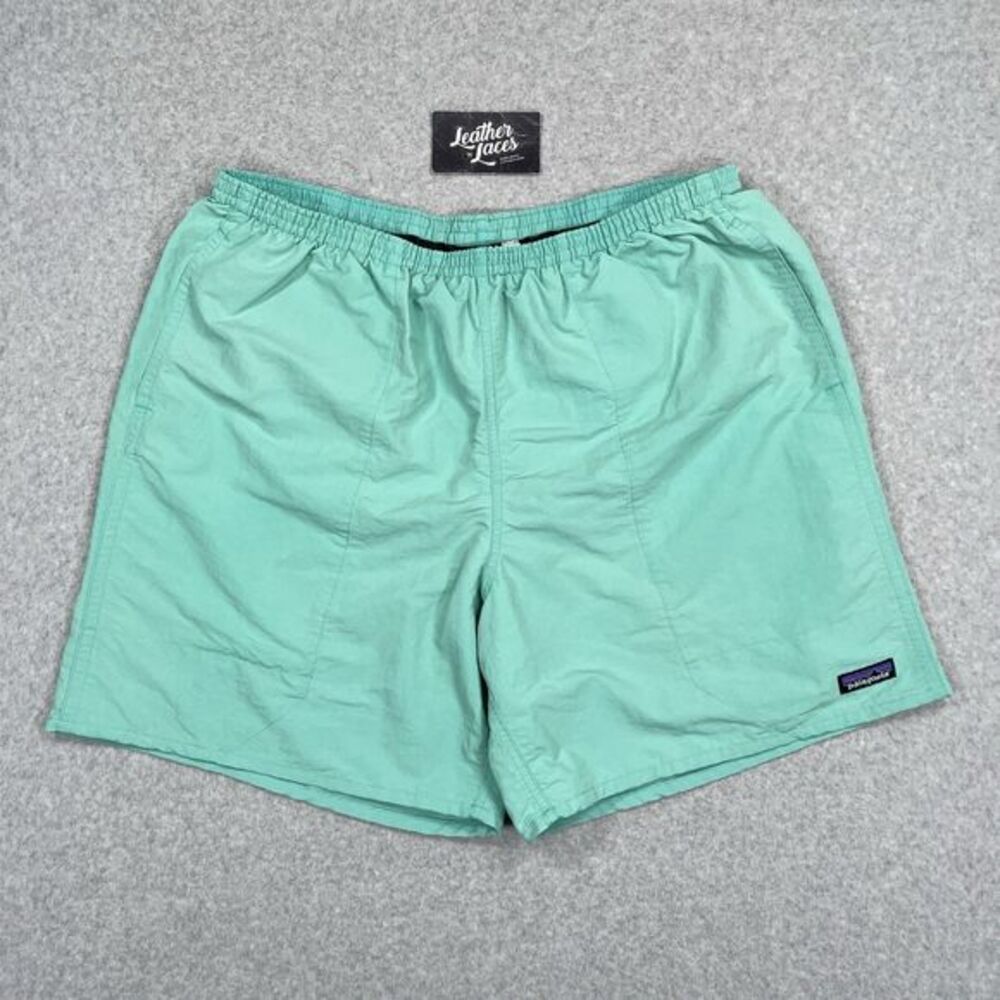 Patagonia Baggies Netplus Shells Shorts Mens XL Seafoam Green Swim Trunks Hiking